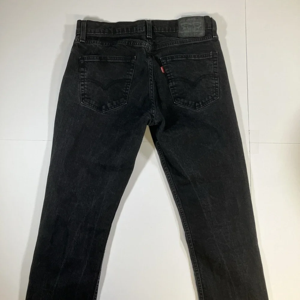 Levi's 511 Jeans Mens 34x30 Black Slim Fit Stretch Denim Pants